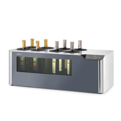 Pultová chladnička na víno dvouzónová, Cellar, Arktic, Černá, 230V/60W, 800x350x(H)293mm | 237380